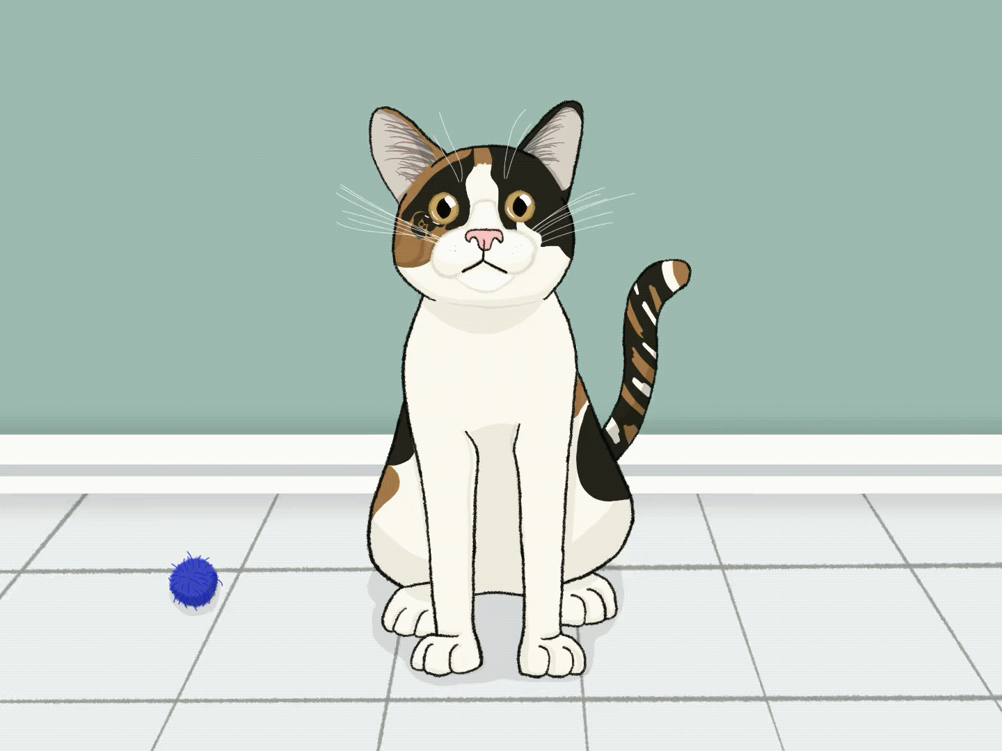 Cat meowing